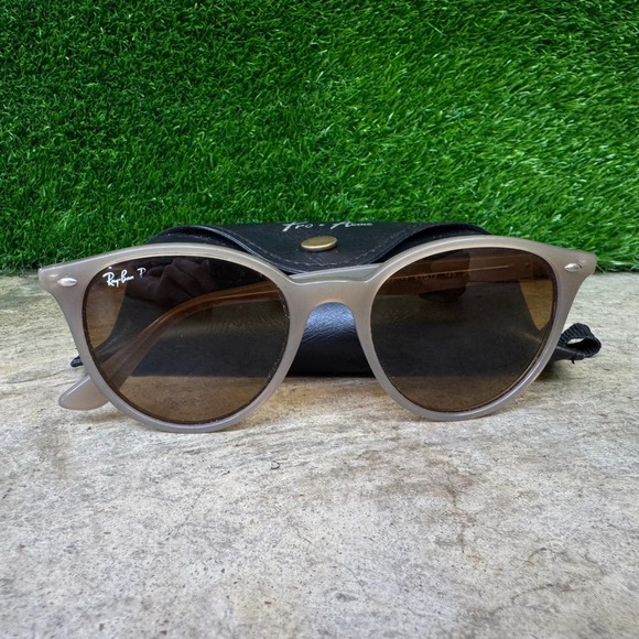 RayBan RB 4305 6166/13 Sunglasses Transparent Tan 53-19-145 Made in Italy main image 7